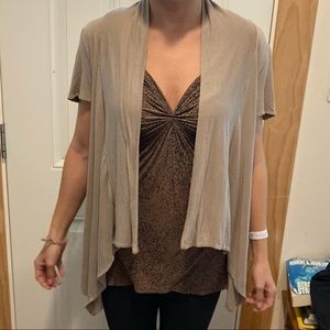 Forever 21 Cardigan / Candies Tank